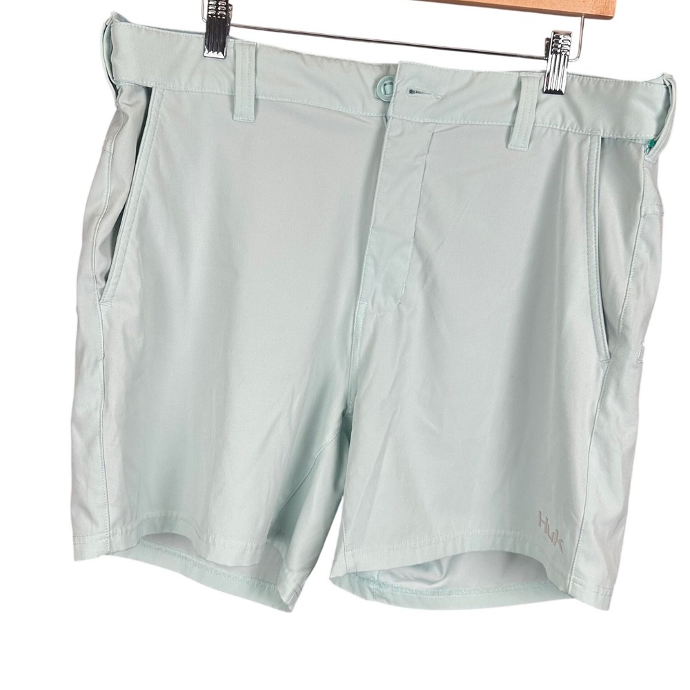 Huk Men's Light Mint Green Cargo Shorts
